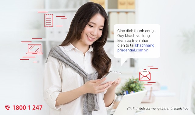 Prudential  chính thức áp dụng Biên nhận thu phí điện tử