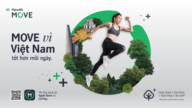 Tốt hơn mỗi ngày với chuỗi thử thách vận động trên ManulifeMOVE