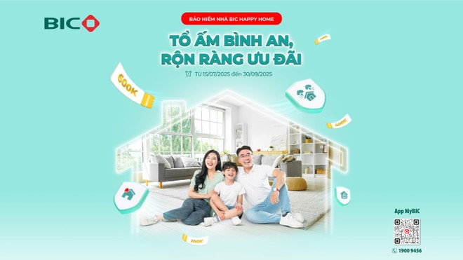 Ra mắt bảo hiểm nhà BIC Happy Home, BIC tặng ưu đãi hấp dẫn