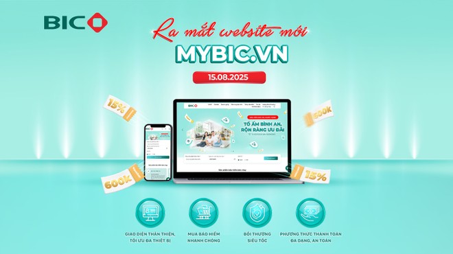 BIC ra mắt website bảo hiểm mới