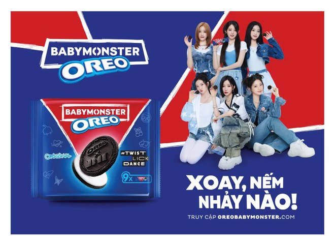 OREO kết hợp cùng BABYMONSTER mang đến phiên bản mới