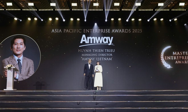 Tổng giám đốc Amway Việt Nam, vinh dự được trao giải thưởng Doanh nhân xuất sắc Châu Á 2025