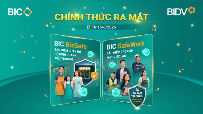 BIC ra mắt bộ đôi sản phẩm mới, “điểm tựa tài chính” cho hộ kinh doanh và người lao động