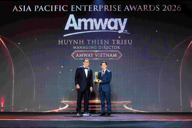 Tổng giám đốc Amway Việt Nam được vinh danh tại giải thưởng Doanh nhân xuất sắc châu Á 2026