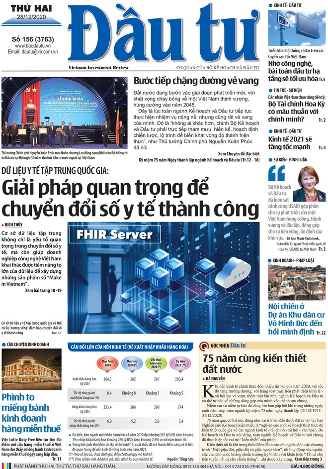 Báo Đầu tư số 156