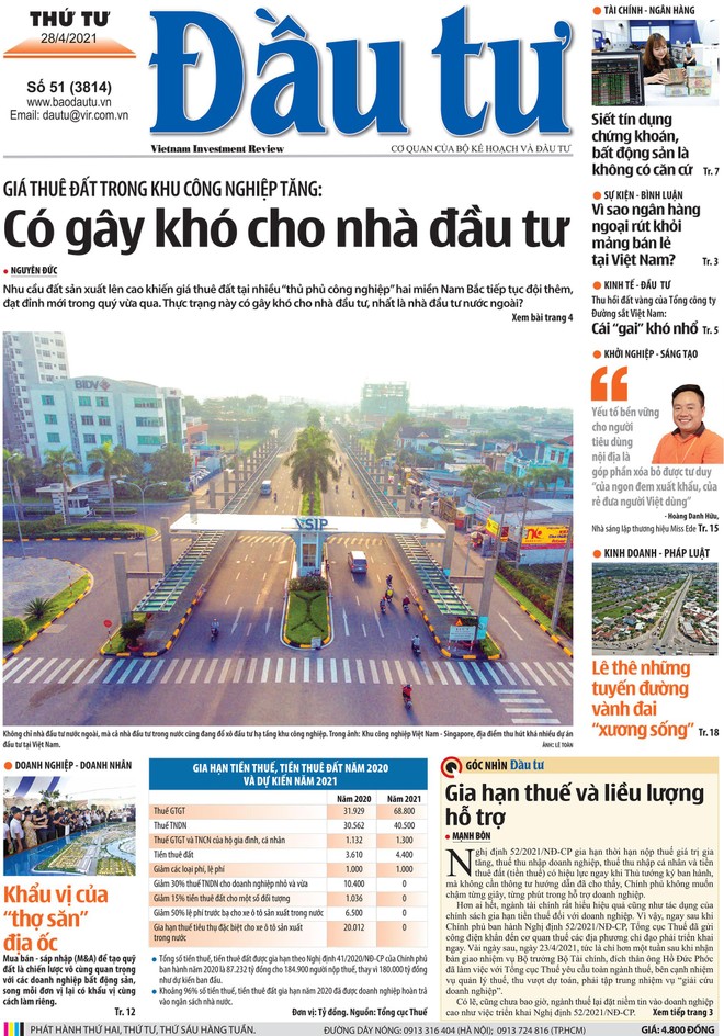 Báo Đầu tư số 51