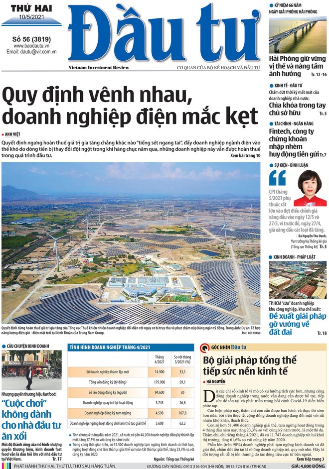 Báo Đầu tư số 56