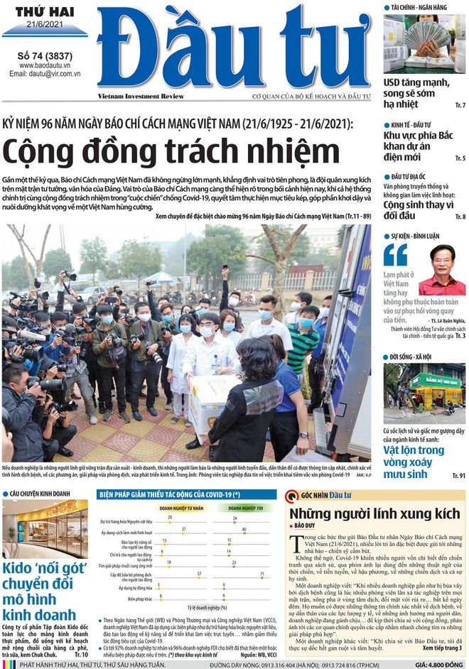 Báo Đầu tư số 74