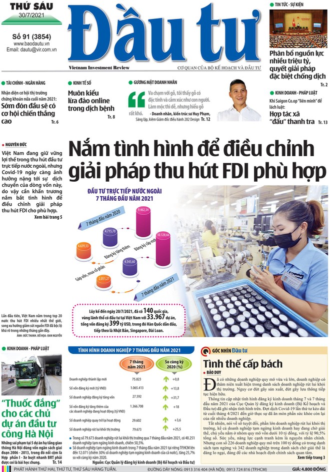 Báo Đầu tư số 91
