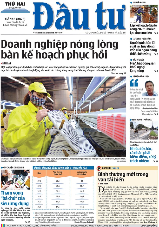 Báo Đầu tư số 113