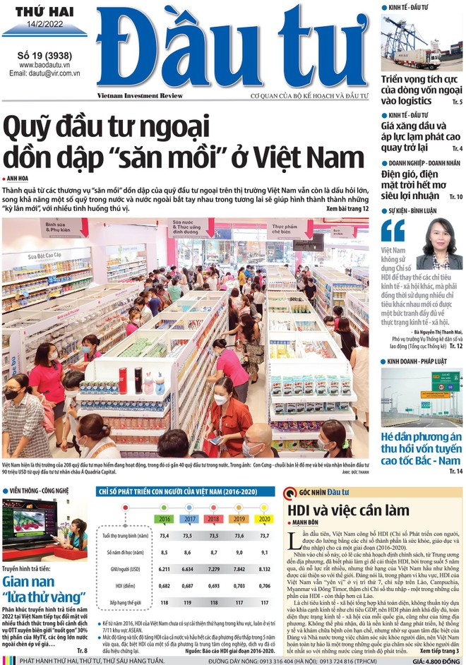 Báo Đầu tư số 19