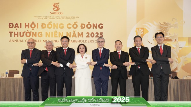 Hội đồng quản trị và Ban giám đốc Sabeco tại ĐHCĐ ngày 24/4/2025
