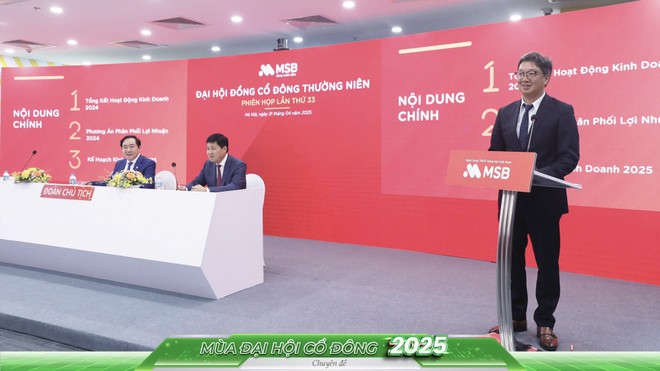 Năm 2025, MSB đặt mục tiêu đạt lợi nhuận trước thuế 8.000 tỷ đồng