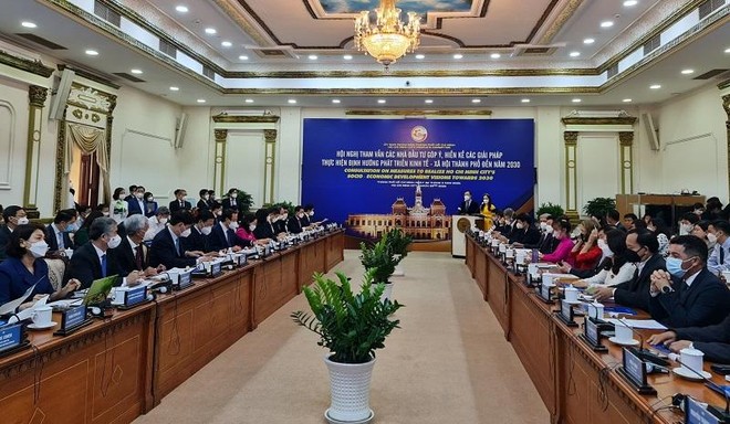 Các nhà đầu tư trong và ngoài nước đã thể hiện sự trân trọng trước tinh thần lắng nghe và cầu thị của chính quyền TP.HCM. Ảnh: Trọng Tín