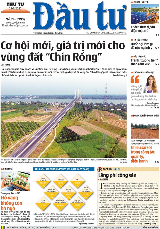 Báo Đầu tư số 74