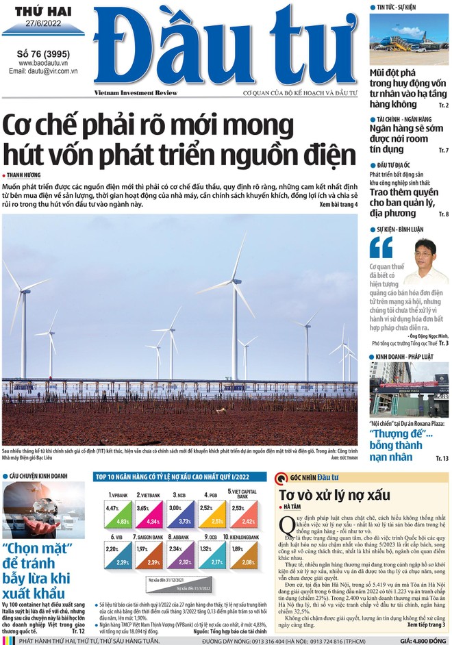 Báo Đầu tư số 76