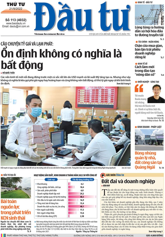 Báo Đầu tư số 113