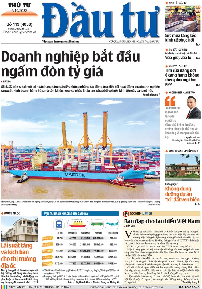 Báo Đầu tư số 119