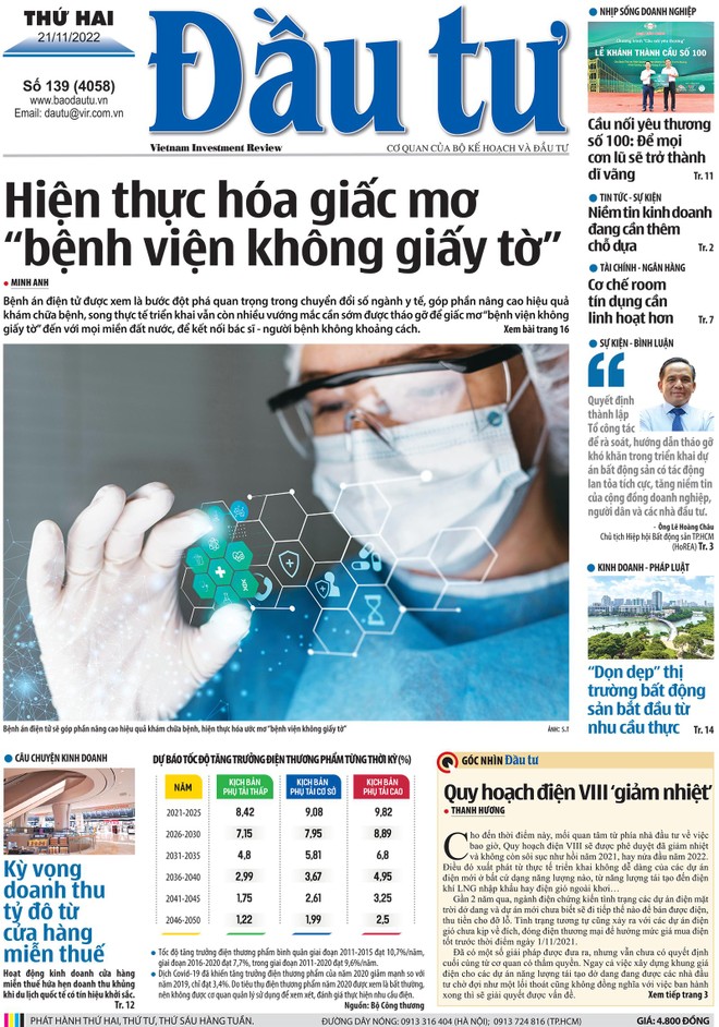 Báo Đầu tư số 139