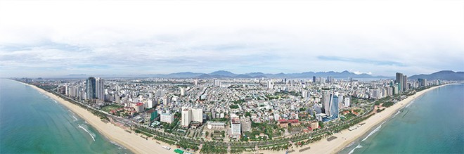 Vùng Bắc Trung Bộ và Duyên hải Trung Bộ có vai trò đặc biệt quan trọng về kinh tế. Trong ảnh: TP. Đà Nẵng, một địa phương có mức tăng trưởng cao trong Vùng