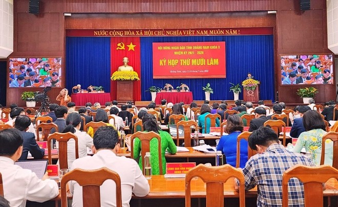 Hội đồng nhân dân tỉnh tỉnh Quảng Nam tổ chức kỳ họp thứ 15, nhiệm kỳ 2021-2026.