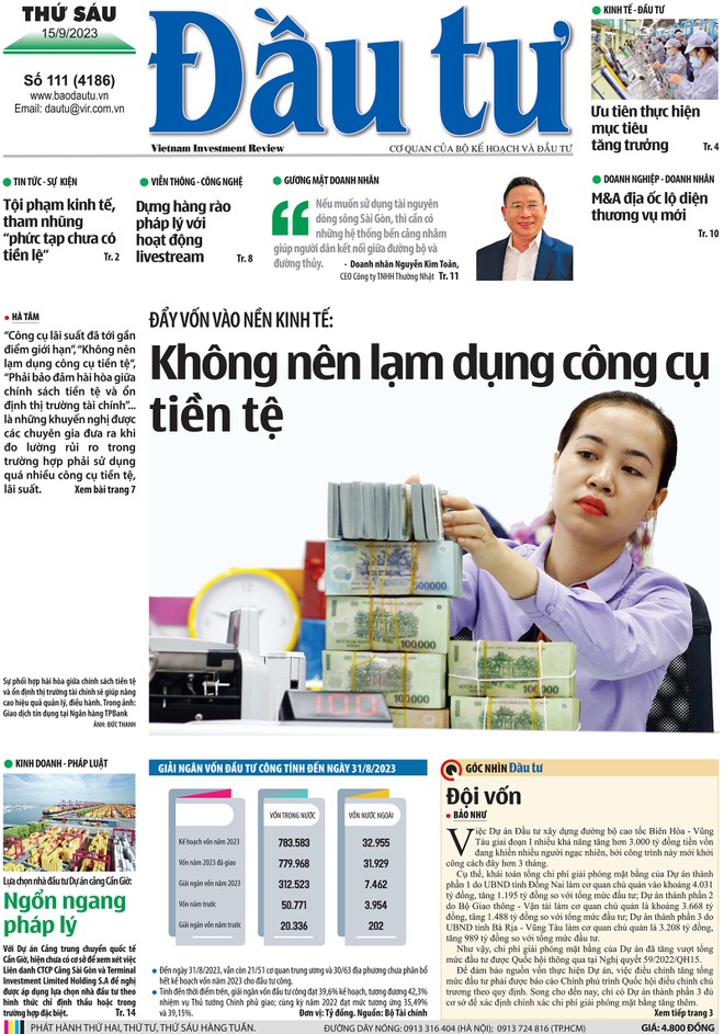 Báo Đầu tư số 111