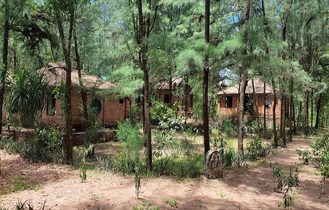 Dự án Aquatica Cửa Việt hoang tàn sau khi nhà đầu tư ngừng thi công.