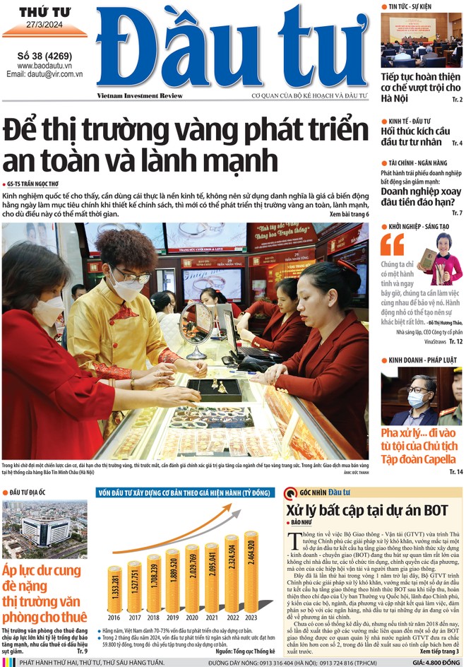 Báo Đầu tư số 38