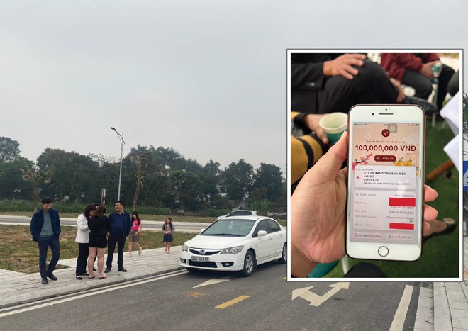 Sản phẩm dự án Việt Trì Spring đang được chào bán rầm rộ. Ảnh: Thành Nguyễn 