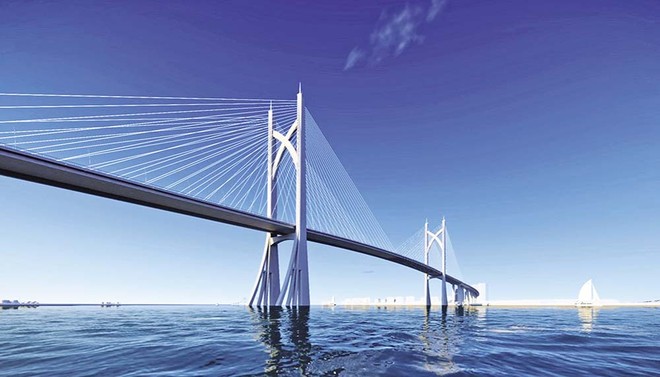 Phối cảnh cầu Cần Giờ