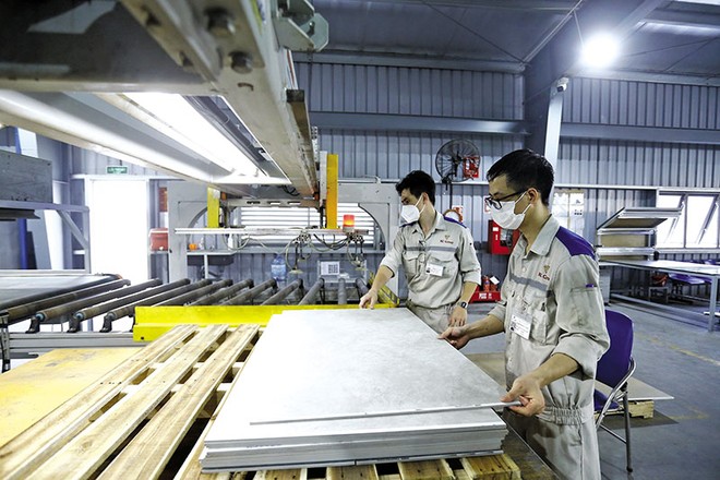 Nhà máy Neofloor tại Khu công nghiệp DeepC Hải Phòng. Ảnh: Đức Thanh