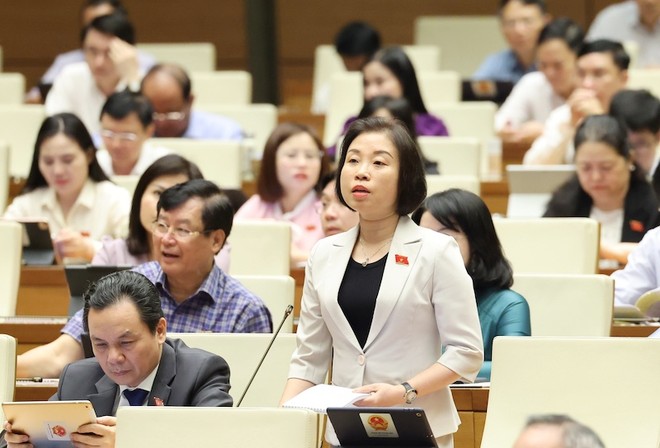 Đại biểu Phạm Thị Thanh Mai (Hà Nội).