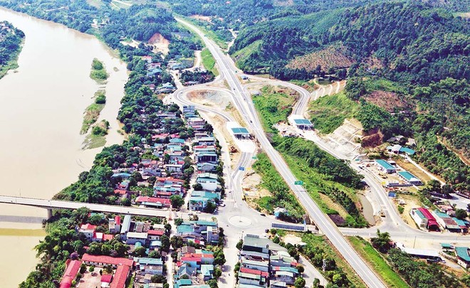 Một đoạn cao tốc Hà Nội - Lào Cai. Ảnh: Đức Thanh