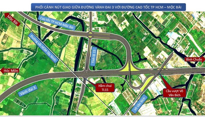 Đề xuất bố trí 1.368 tỷ đồng để giải phóng mặt bằng cao tốc TP.HCM - Mộc Bài 