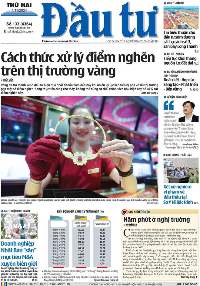 Báo Đầu tư số 133