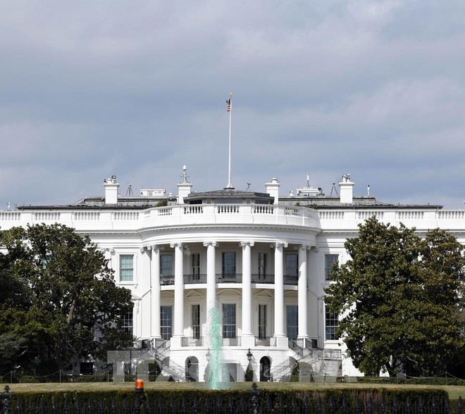 Toàn cảnh Nhà Trắng ở Washington D.C., Mỹ ngày 15/3/2019. (Ảnh: THX/TTXVN)