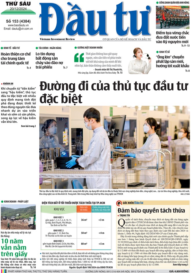Báo Đầu tư số 153