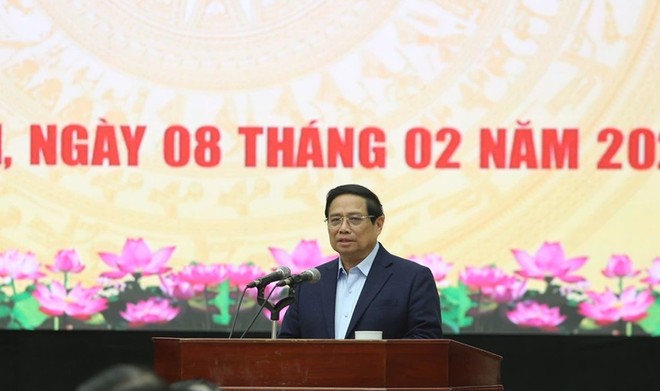 Thủ tướng Chính phủ Phạm Minh Chính làm việc với Ban Thường vụ Tỉnh uỷ Quảng Nam.