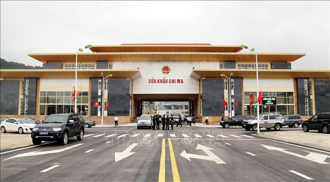 Cửa khẩu Chi Ma. (Ảnh tư liệu: TTXVN)