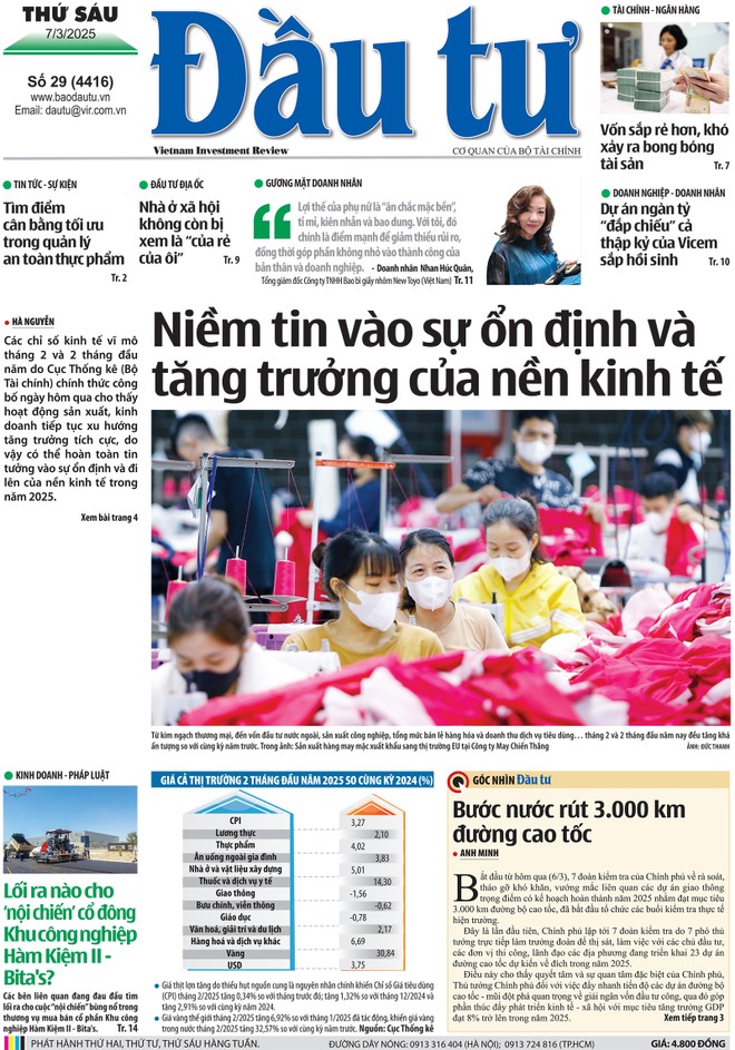 Báo Đầu tư số 29