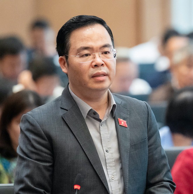 Đại biểu Trần Văn Khải phát biểu - Ảnh: PT. 