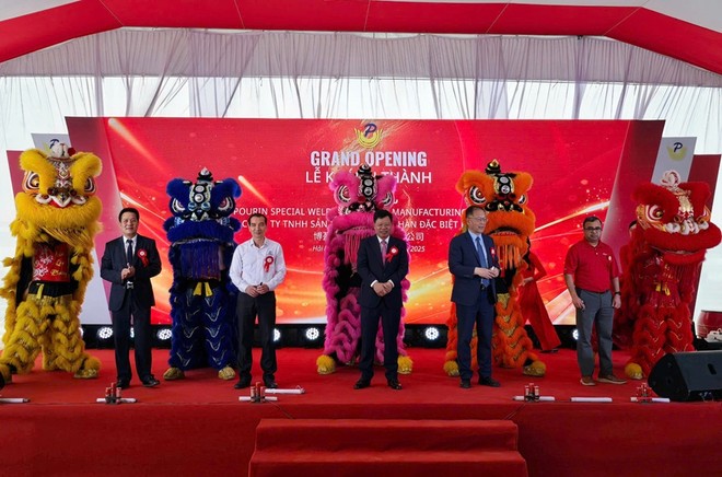 Hải Phòng: Khánh thành nhà máy hàn đặc biệt có vốn 59 triệu USD 