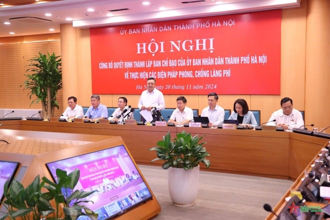 Chủ tịch UBND TP. Hà Nội Trần Sỹ Thanh là Trưởng Ban Chỉ đạo về thực hiện các biện pháp phòng, chống lãng phí của UBND TP. Hà Nội. 