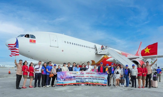 Chuyến bay kết nối kỳ vọng tăng cường hợp tác thương mại và đầu tư Việt - Mỹ