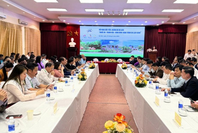 Hội nghị thu hút đông đảo doanh nghiệp lữ hành tham dự. 