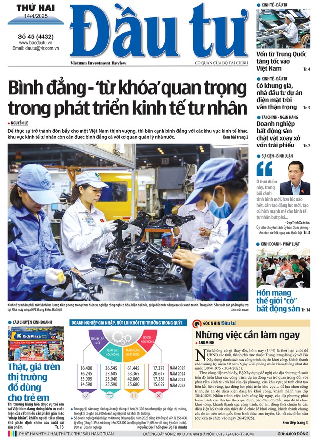  Báo Đầu tư số 45