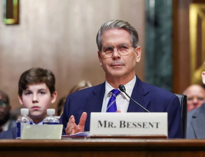 Bộ trưởng Tài chính Mỹ, ông Scott Bessent. Ảnh: USA Today/TTXVN