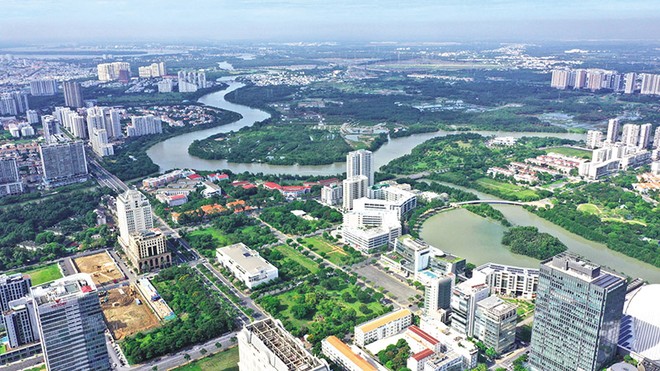 Khu đô thị Phú Mỹ Hưng tại TP.HCM. Ảnh: Lê Toàn 