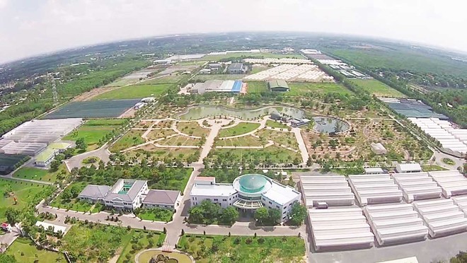 Khu vực quy hoạch Dự án Khu đô thị sinh thái công nghệ cao tại Củ Chi (Ảnh: Tuấn Kiệt) 