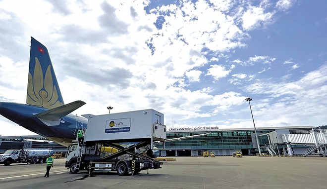 Một góc Cảng hàng không quốc tế Phú Quốc hiện hữu. 